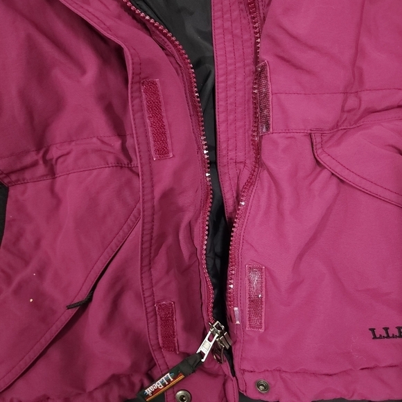 LL Bean Womens Hooded Winter Jacket Thinsulate Lite Loft Insulation MediumPurple - Picture 16 of 16